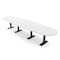 Skutchi Designs 14ft Conference Table With Power Unit | 14 Person Modular Boval Meeting Table | Harmony Series HAR-BOVL-48X168-T.BK-W960-NA - alternate 1
