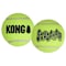 Kong SqueakAir AST1 Dog Toy, L, Squeaker, Ball, Yellow, 2PK KO-AST1 - alternate 1