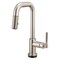 Brizo Litze Smarttouch Pull-Down Prep Faucet with Square Spout, Knurled Handle Stainless 64953LF-SS - alternate 2