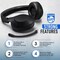 Signify Wireless Headphones Noise Cancelling, Stereo Over Ear Wireless Headphones with Removable Mic TAH8507BK/00 - alternate 4