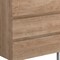 Homeroots 28" Oak Wood Freestanding Bathroom Vanity With White Sink And Three Drawers 624139 - alternate 4