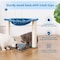 Simple Deluxe Cat Scratching Post for Indoor Cats, Small Cat Tree Tower with Hammock Wooden Interactive Track Bal PTCATTREE18NAY - alternate 6