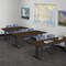 Regency Cain T-Base Training Seminar Table W/ 2 Zeng Stack Chairs, 60 in W, 24 in L, Neo Walnut MTRCT6024NW44BE - alternate 6