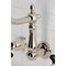 Kingston Brass Two-Handle Wall Mount Kitchen Faucet, Polished Nickel KS1286PKX - alternate 6