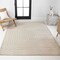 Jonathan Y Odense High-Low Minimalist Angle Geometric Beige/Cream 5 ft. x 8 ft. Indoor/Outdoor Area Rug SCN101E-5 - alternate 6