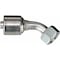 Gates Female DIN 24 Cone Swivel - Light Series with O-Ring - 45 Bent Tube MegaCrimp G25650-1222 - alternate 1