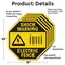 Signmission Shock Warning Electric Fence, 10 inch X 10 inch, Aluminum Metal Signs, 5PK OC-A-5Pack-10-51 - alternate 6