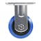 Vestil Elastic Rubber Rigid Caster 4 In. Diameter x 2 In. Width 550 Lb. Capacity Blue/Black CST-BB-4X2ER-R - alternate 7