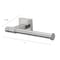 Gliderite Hardware Alpine Collection Tissue Holder Satin Nickel Bathroom Hardware 9050-SQ-SN-1 - alternate 3