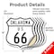 Signmission Oklahoma Route Marker Shield Sign Us 66, 4 inch X 4 inch, Vinyl Decal, 5PK SHI-D-5PACK-4-426 - alternate 3