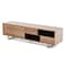 Homeroots 71in Brown And Black Enclosed Storage TV Stand 473288 - alternate 6