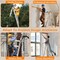 Wrightmaster 14 ft. Aluminum Multi-Position Ladder w/ Wheels and Stabilizer Bar, 330 lbs. Load Capacity, Orange ZOR-14FT-OR - alternate 5