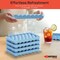 Emporio Kitchen Round Ice Cube Tray Set Pack of 2, BPA-Free, 33 Ice Balls per Tray, Lid & Tongs, Blue EMPICET67.6 - alternate 8