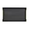 Homeroots 16" Black Wood Faux Shagreen Serving Tray With Handles 571238 - alternate 8