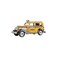 Homeroots 14" Yellow Checker Taxi Cab Model Sculpture 401141 - alternate 6