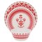 Martha Stewart 12 Piece Round Bamboo Fiber Dinnerware Set in Red 136005.12 - alternate 6