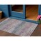 Homeroots 3' X 5' Blush Striped Washable Indoor Outdoor Area Rug 608455 - alternate 1
