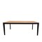 Homeroots 79" Walnut and Black Wood Dining Table 716291 - alternate 1