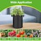 Healsmart 1 Gallon Nonwoven Grow Bags, Aeration Fabric Pots with Handles, Black, 6PK GLGROWBAG1X6LITEBLK - alternate 5