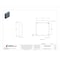 Wiegmann Captive Screws Electrical Enclosures, 18 in H, 4 in D, 18 in W, 1, Steel SC181804GNK - alternate 3
