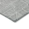 Homeroots 3' X 5' Gray And Ivory Abstract Washable Indoor Outdoor Area Rug 594935 - alternate 6