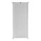 Homeroots 35in White Solid Wood Frame Standard Accent Cabinet With Six Shelves 397839 - alternate 7