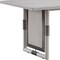 Homeroots 72" Natural Wood Double Pedestal Base Dining Table 630378 - alternate 5
