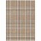 Homeroots 8' X 10' Brown And Beige Plaid Washable Indoor Outdoor Area Rug 601467 - alternate 7
