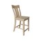 Whitewood Industries Solid Wood Ava Counter Height Stool - 24in Seat Height, Honey S97-132 - alternate 5