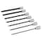 Performance Tool 7 pc. 3/8 in. Dr. SAE Hex Bit Set, Extended Bits, Storage Tray W38750 - alternate 1