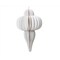 Decoris White Champagne Painted Edge Ornament 8 in. 709248 - alternate 1