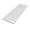 Apollo Tile Artisana 3x12 in. White Textured Bianco Carrara Etched Chevron Elongated Subway Tile, 20PK APLEFT8803CAA - alternate 7