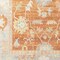 Homeroots 5' X 7' Blue and Orange Floral Stain Resistant Indoor Outdoor Area Rug 531501 - alternate 7