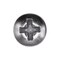 Auveco 8 x 3/4in Phillips Oval Head Tapping Screw Chrome, 100PK 2710 - alternate 2