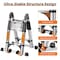 Wrightmaster 20 ft. Reach Aluminum Multi-Position Ladder with Wheels  &  2 Balance Bars, 330 lbs. Load Capacity ZROEPAM-250P - alternate 7
