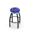 Holland Bar Stool Co 36" Blk Wrinkle St Louis Blues Swivel Bar Stool, Chrome Ring L8B2C36STLBlu - alternate 1