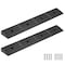 Vevor 2 Pcs Driveway Rubber Curb Ramp 33069 lbs 2 inch Rise Threshold Ramp, 2PK 38659LG3 - alternate 1