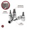 Performance Tool 5 pc. Mortorq Bit Socket Set, GM Chrysler BMW Honda Fiat W13500 - alternate 5