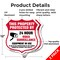 Signmission Video Surveillance Shield Sign This Prop, 12 inch X 12 inch, Aluminum Metal Sign, 2PK SHI-A-2PACK-12-470 - alternate 5
