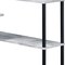Homeroots 39" Antiqued White L Shape Writing Desk 491430 - alternate 6
