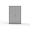 Strong Hold 14 GA Bin Cabinet with 3 Shelves No Legs - 48 In W. x 75 In. H x 24 In. D - 160 Blue Bins 46-BBS-243-160B-NL-L - alternate 3