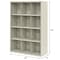 Sandusky Lee Welded Steel Cubby Storage Organizer, 46x18x66, Putty IC00461866-07 - alternate 5