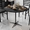 Flash Furniture Lars 36 in Round Wood Cocktail Table with 30 in and 42 in Columns, Black XA-36-COTA-BK-GG - alternate 15