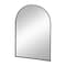 Homeroots 36" Black Arch Metal Framed Accent Mirror 485100 - alternate 4