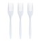 Smarty Had A Party Medium Weight Disposable Plastic Forks, 1000PK 751-CASE - alternate 7