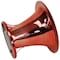 Deejay Led White-Red Bolt-on Horn Flare with 2-in Throat for 2-in Compatible High Frequency Drivers TBH2INHORNWHRED - alternate 7