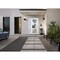 Vdomdoors Front Exterior Prehung FiberGlass Door Clear Glass See-through / Manux 8555 White Silk Clear Glass MANUX8555EXD-WS-W30+16 x H80-RH - alternate 3