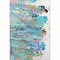 Homeroots 8' X 10' Teal Blue Ivory And Gold Abstract Washable Indoor Outdoor Area Rug 643562 - alternate 1