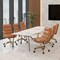 Leisuremod Regina Modern Executive Leather Office Chair, Saddle Brown RO19SBRL - alternate 8