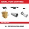 Milwaukee Tool 6" 8/12 TPI Sawzall Blades (5 Pk) 48-00-5091 - alternate 2